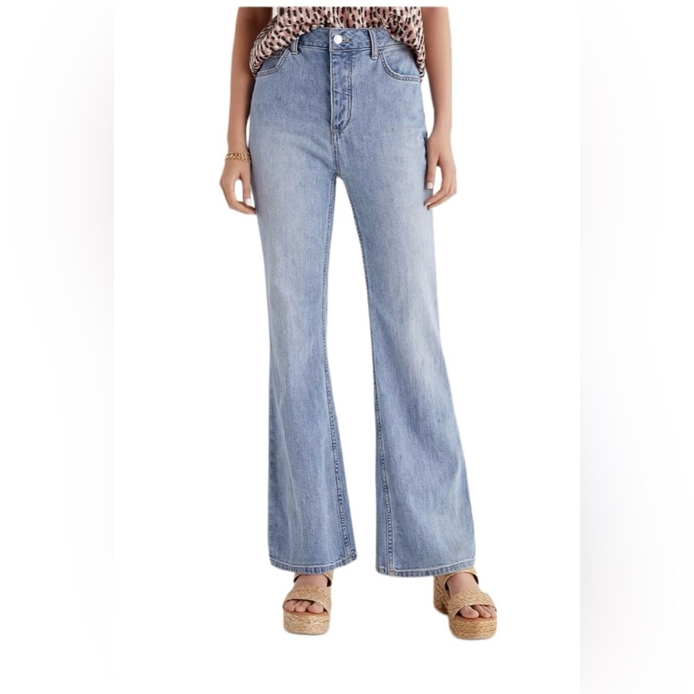 PILCRO HIGH RISE TROUSER BOOT CUT JEANS MED. BLUE Sz 29P